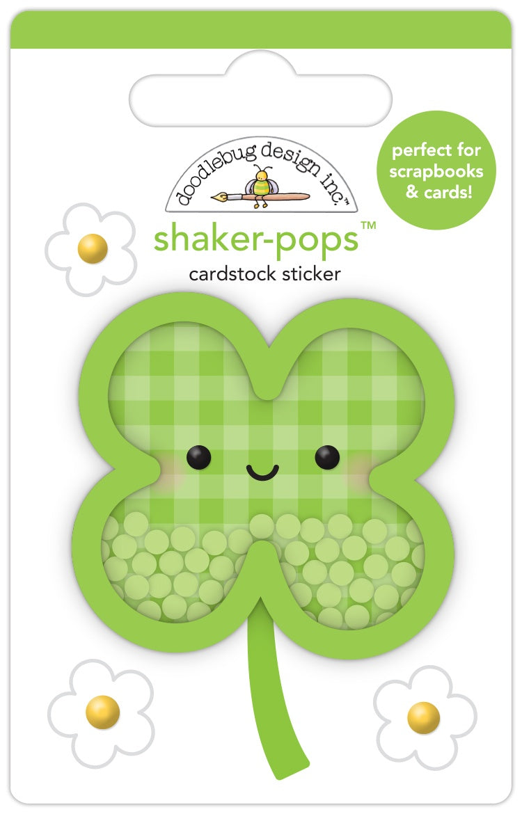 Doodlebug Shaker-Pops 3D Stickers-So Lucky