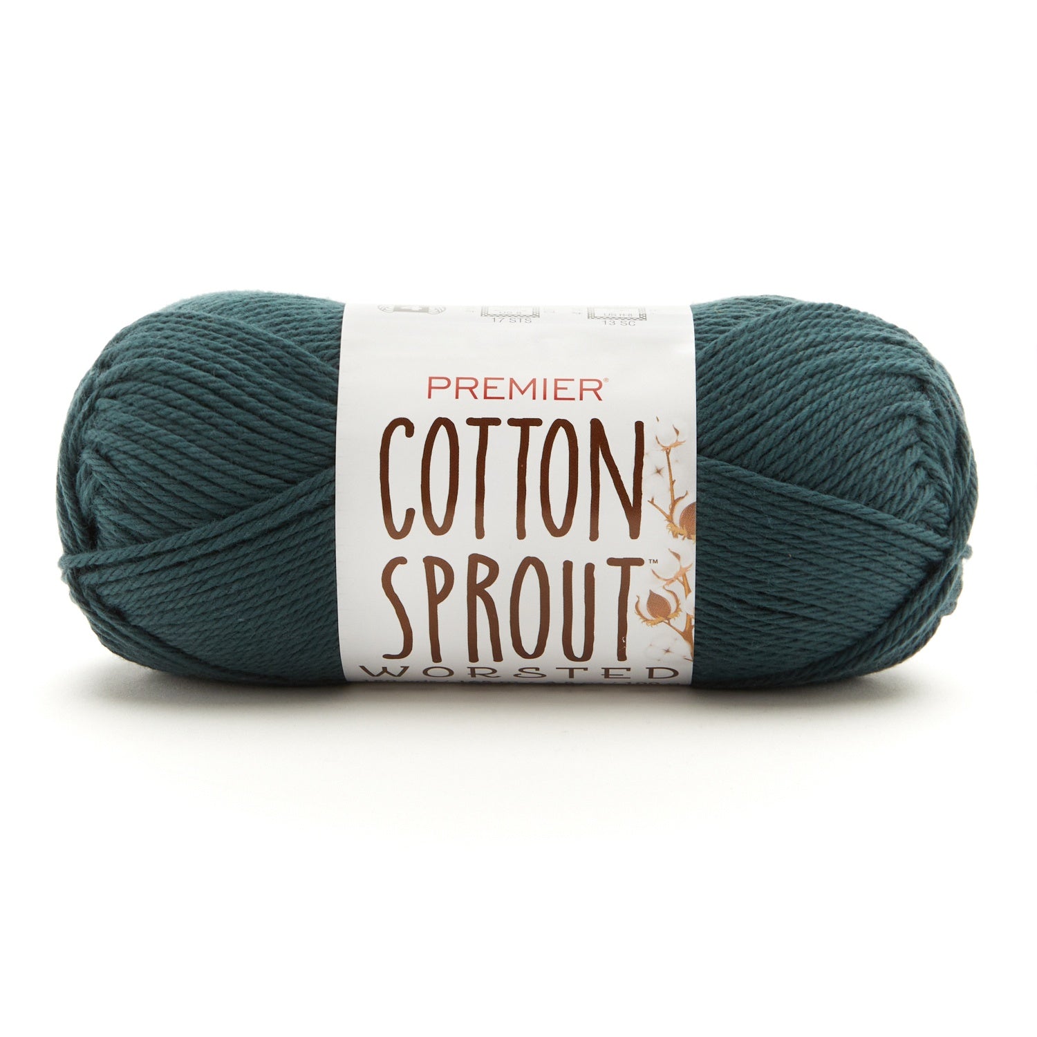 Premier Cotton Sprout Worsted Yarn-Hunter Green