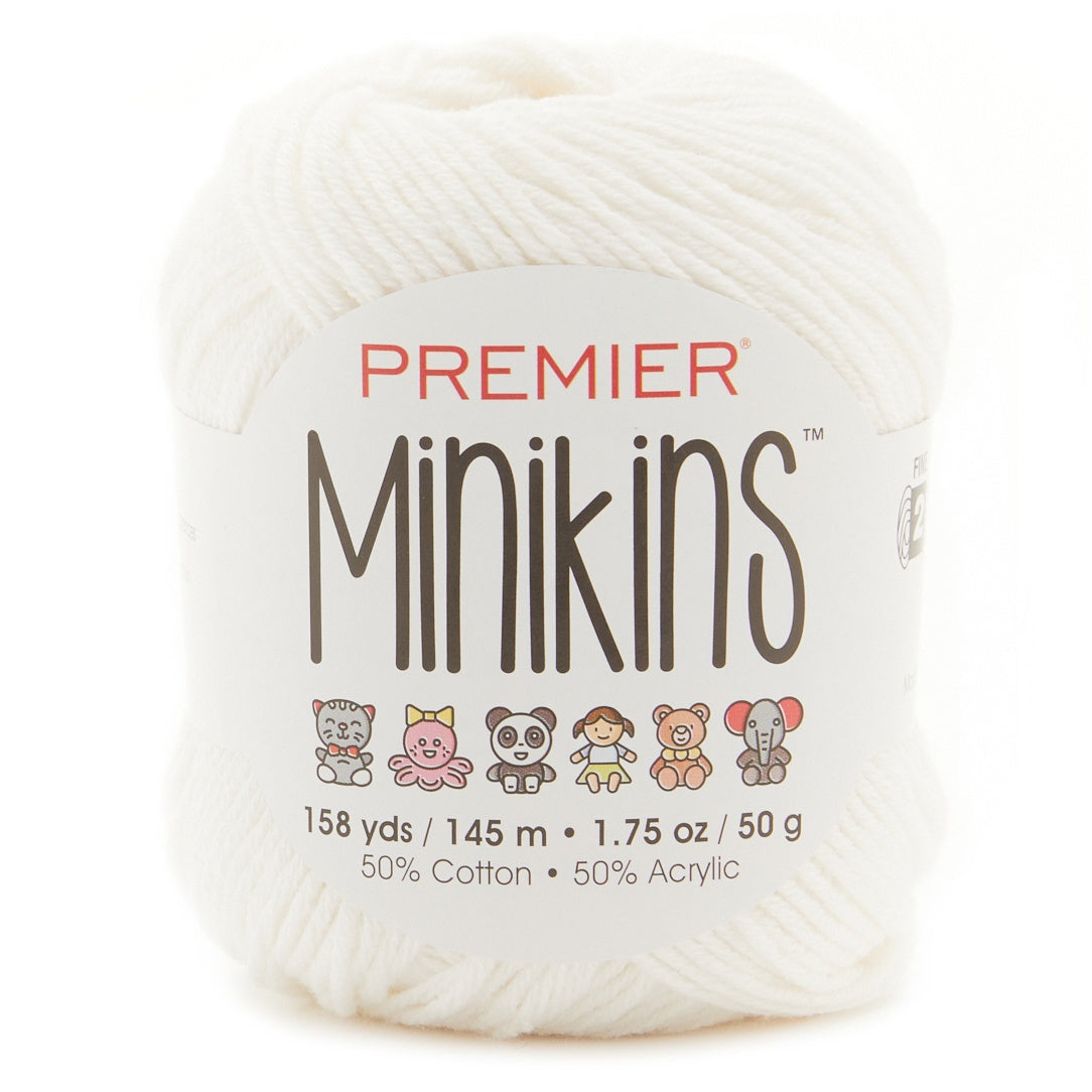 Premier Minikins Yarn-White