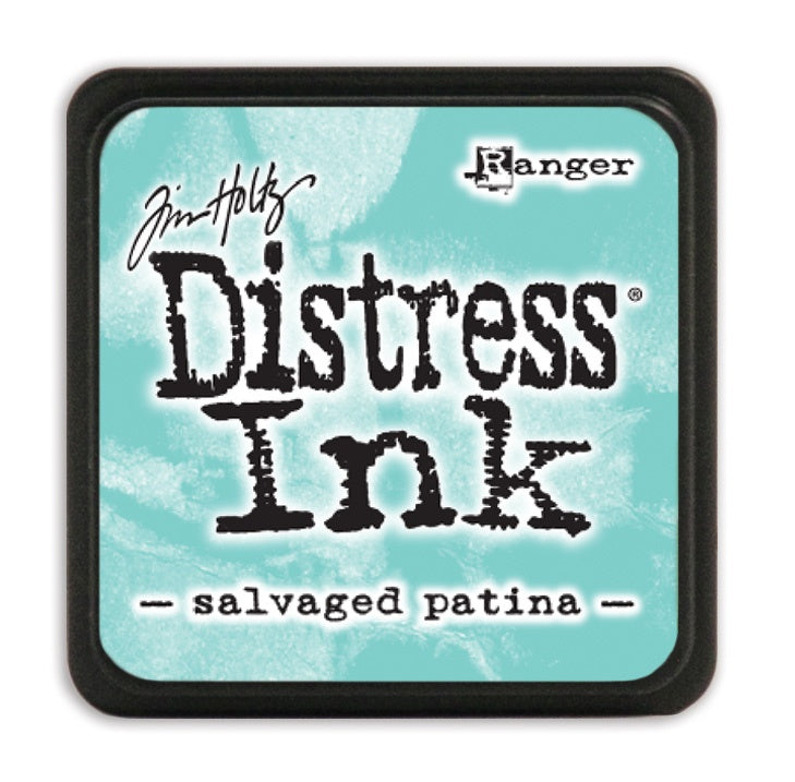 Tim Holtz Distress Mini Ink Pad-Salvaged Patina