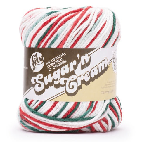Lily Sugar'n Cream Yarn - Ombres Super Size-Mistletoe