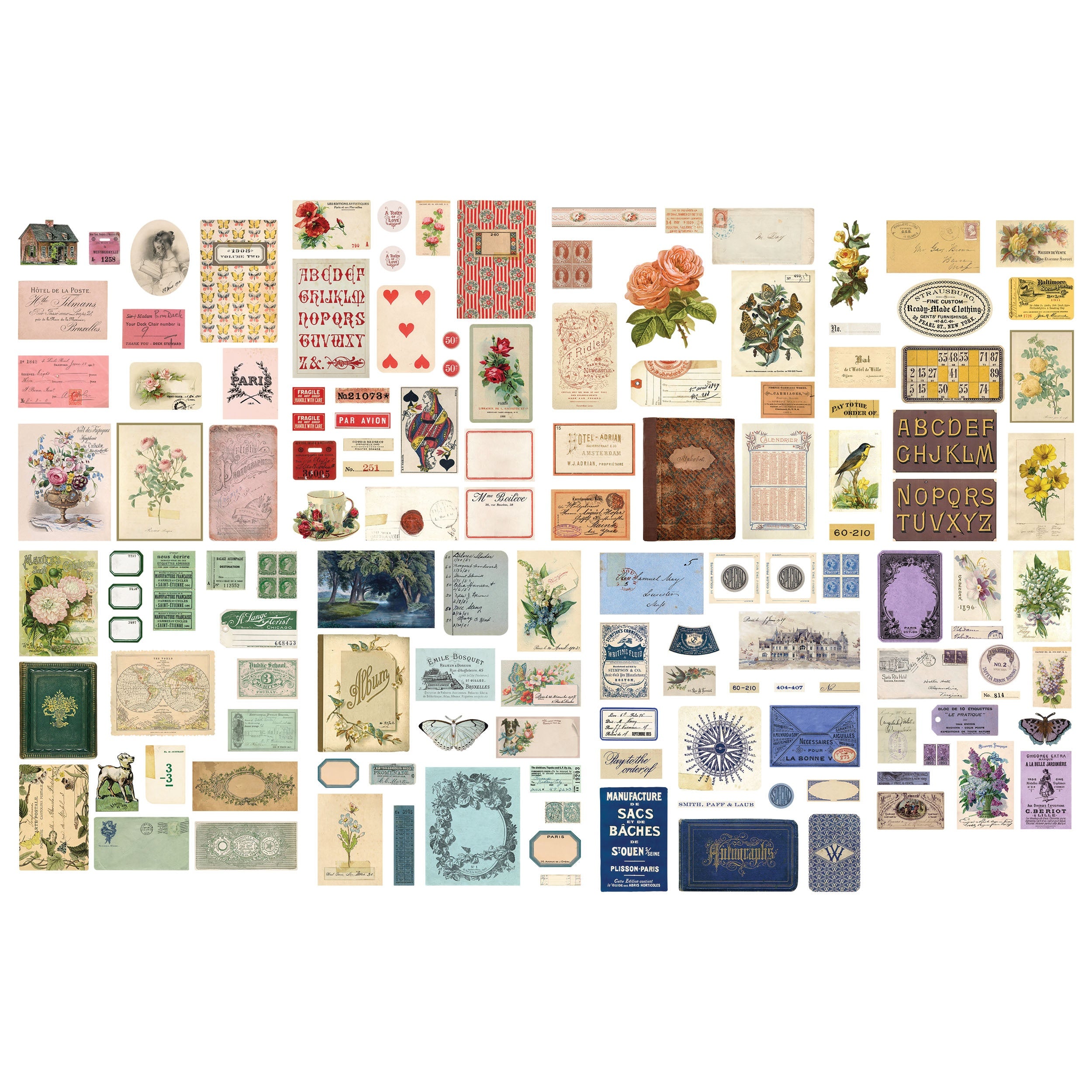 Idea-Ology Ephemera Pack 136/Pkg-Palette