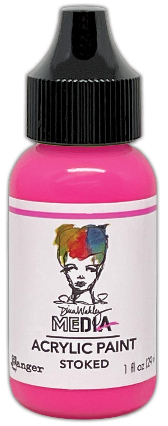 Dina Wakley Media Acrylic Paint 1oz-Stoked