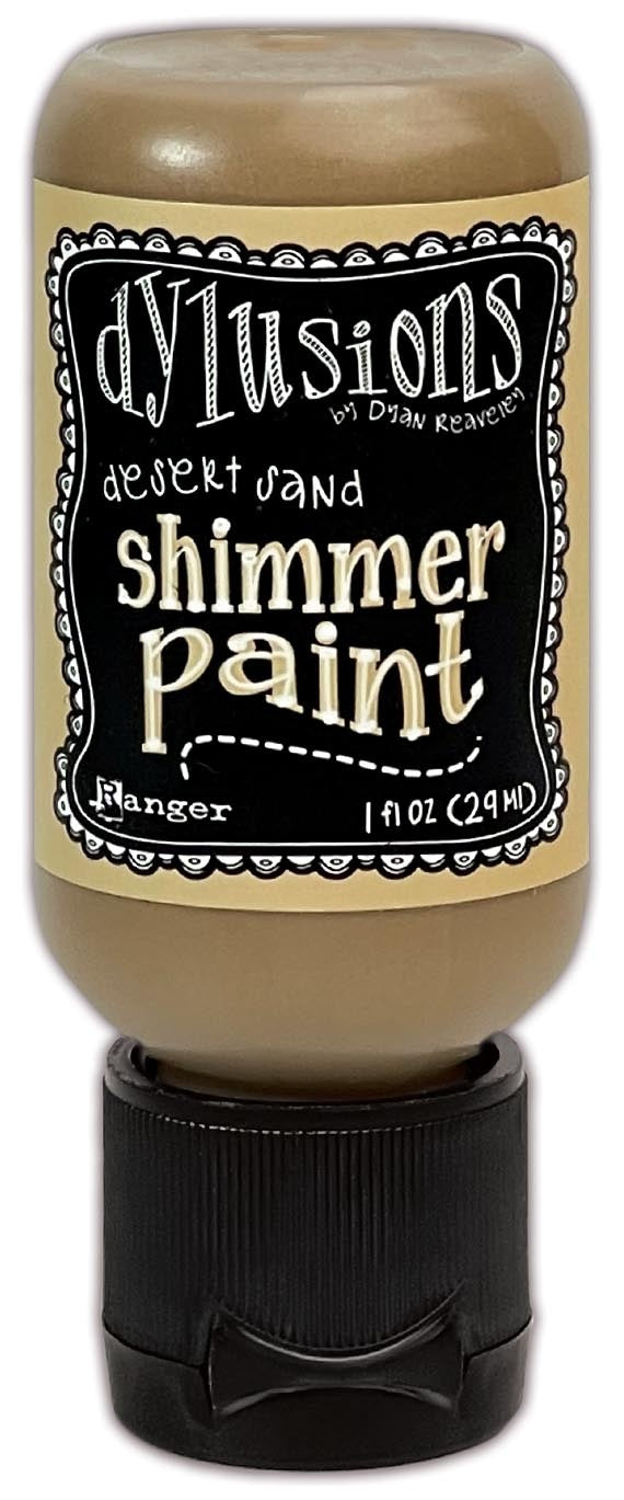 Dylusions Shimmer Paint 1oz-Desert Sand