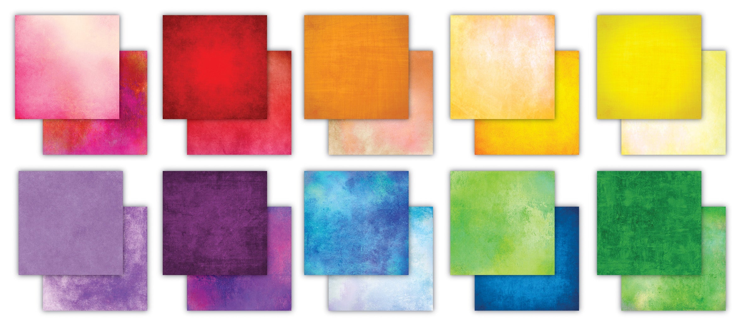 Craft Consortium Double-Sided Paper Pad 6"X6" 40/Pkg-Over The Rainbow, 20 Designs