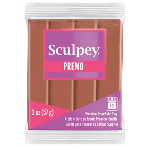 Sculpey Premo Polymer Clay 2oz-Terra Cotta
