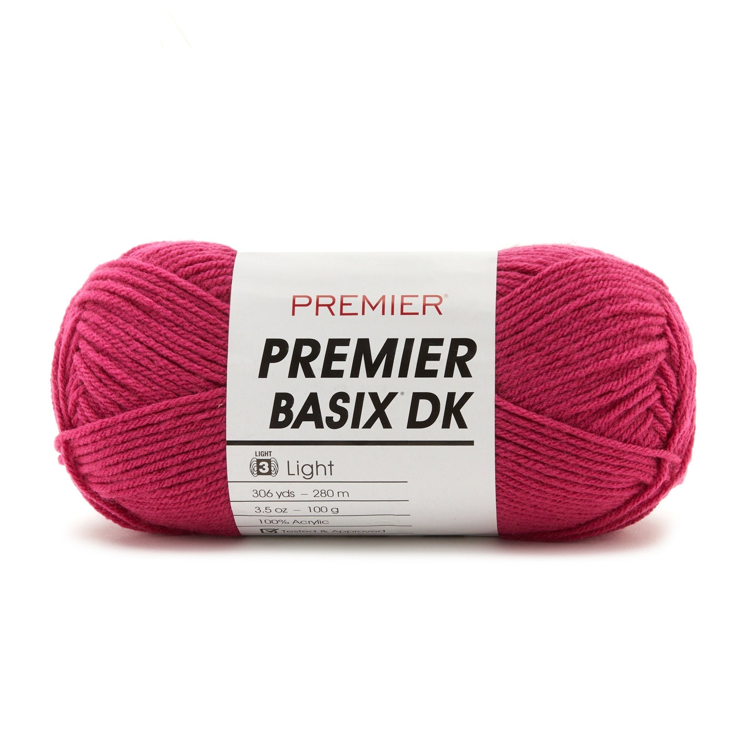 Premier Yarns Basix DK Yarn-Raspberry