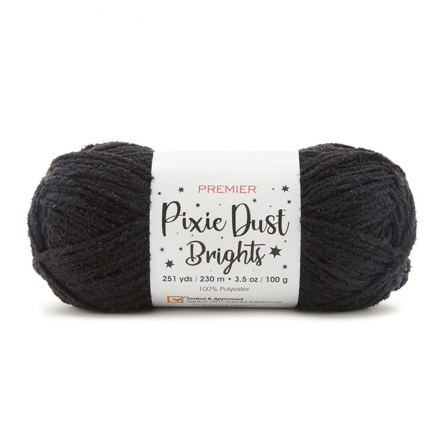 Premier Pixie Dust Brights Yarn-Black
