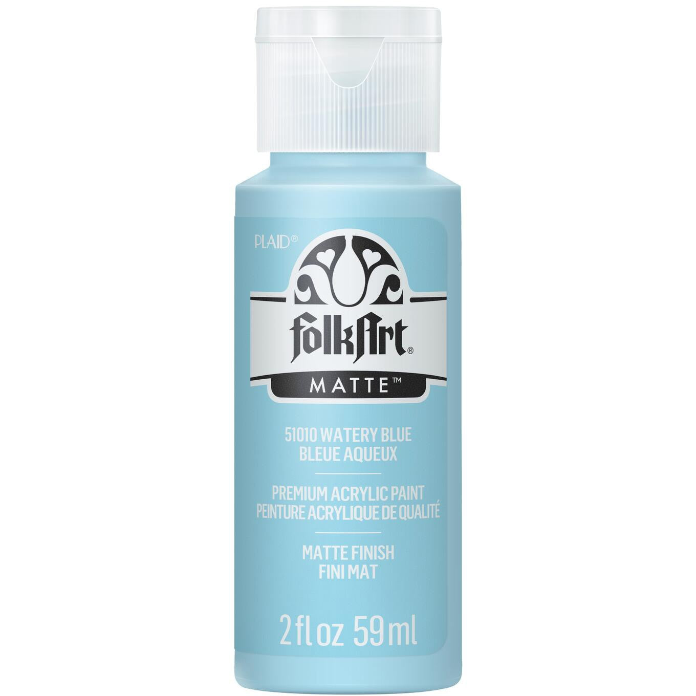 FolkArt Acrylic Paint 2oz-Watery Blue