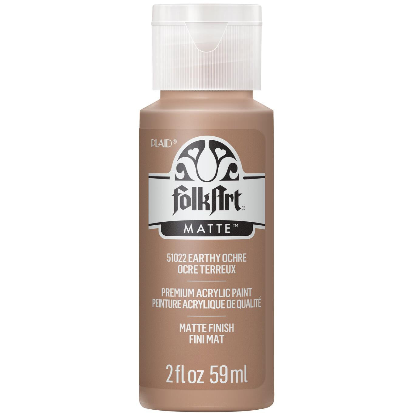 FolkArt Acrylic Paint 2oz-Earthy Ochre