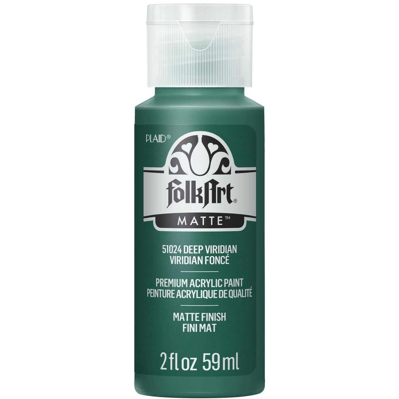 FolkArt Acrylic Paint 2oz-Deep Viridian