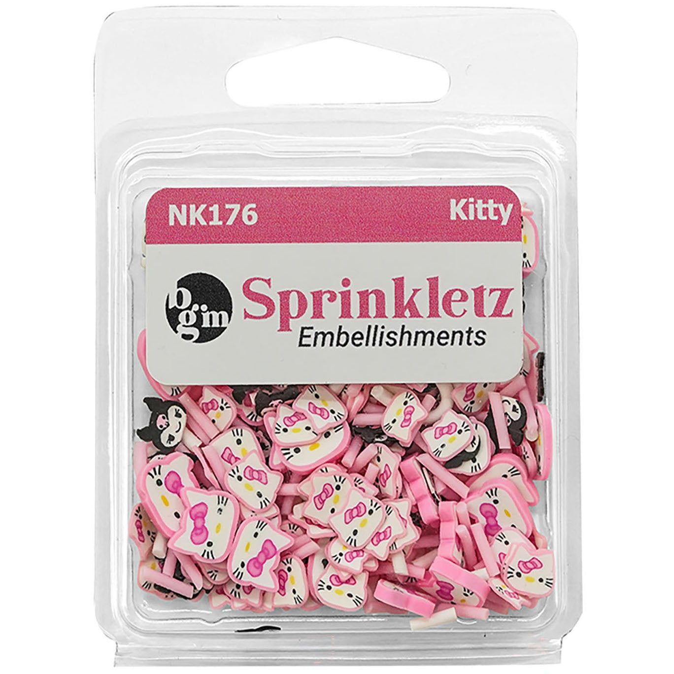 Buttons Galore Sprinkletz Embellishments 12g-Here Kitty