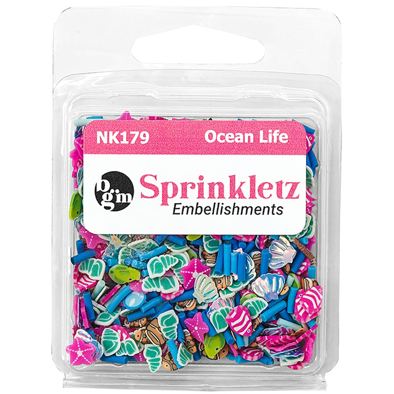 Buttons Galore Sprinkletz Embellishments 12g-Ocean Life