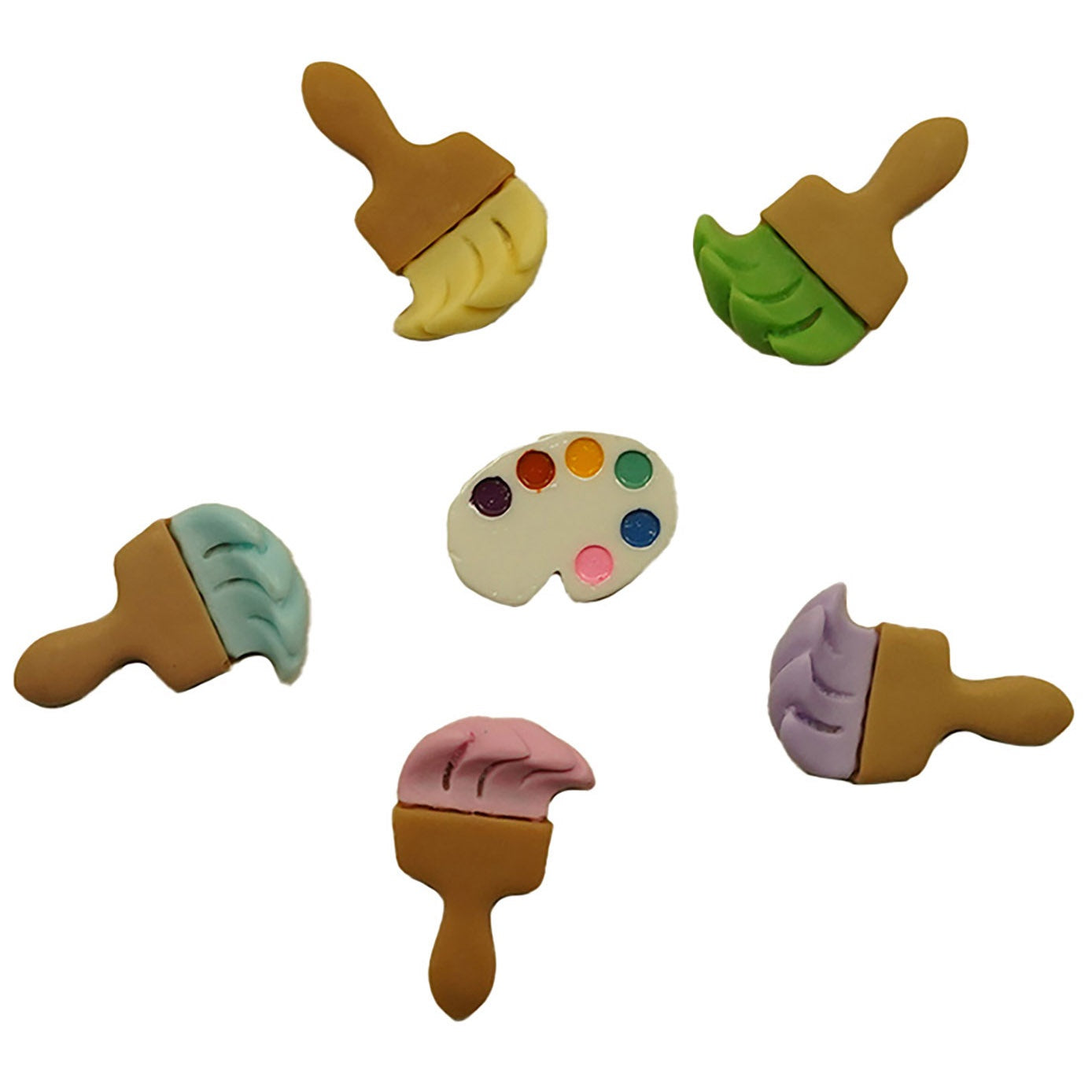 Buttons Galore Flatbackz Embellishments-Artist