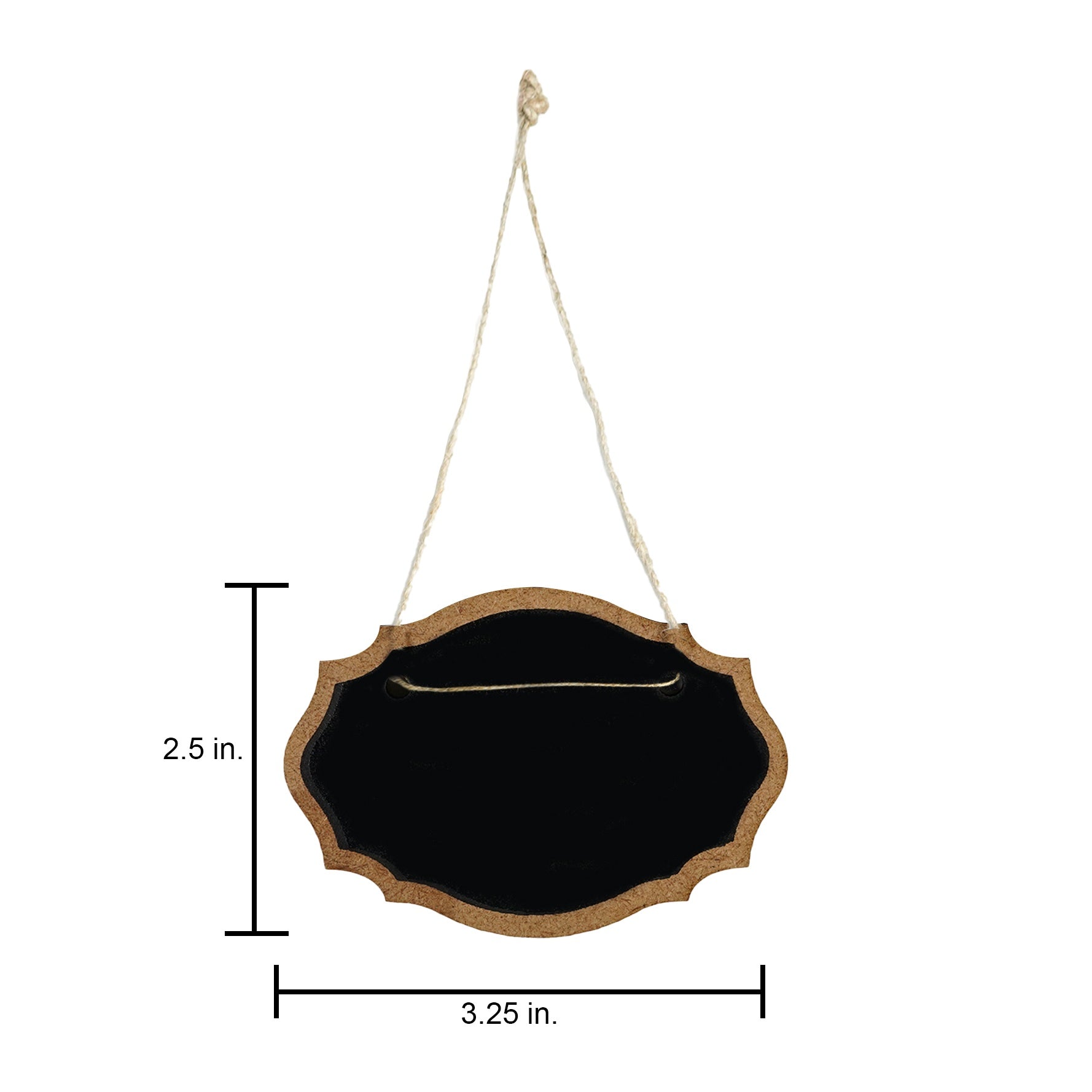 Little Birdie Hanging Mini Chalkboard Sign 2/Pkg-Oval