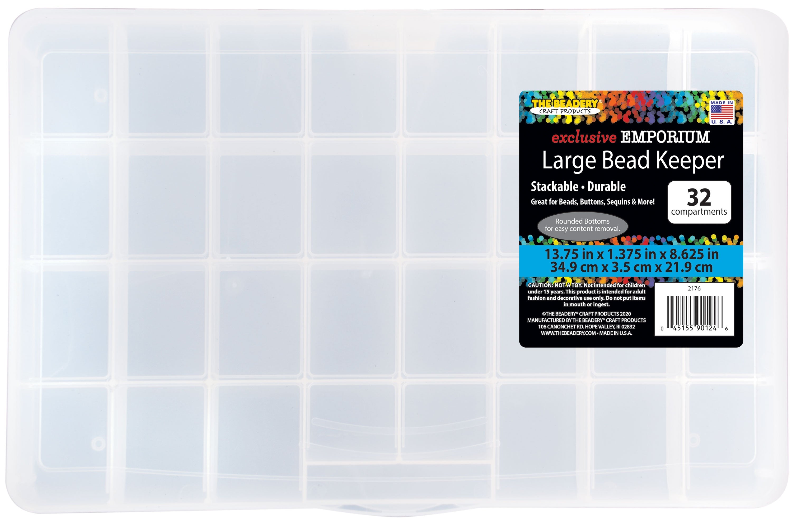 The Beadery 32 Compartment Storage Box
