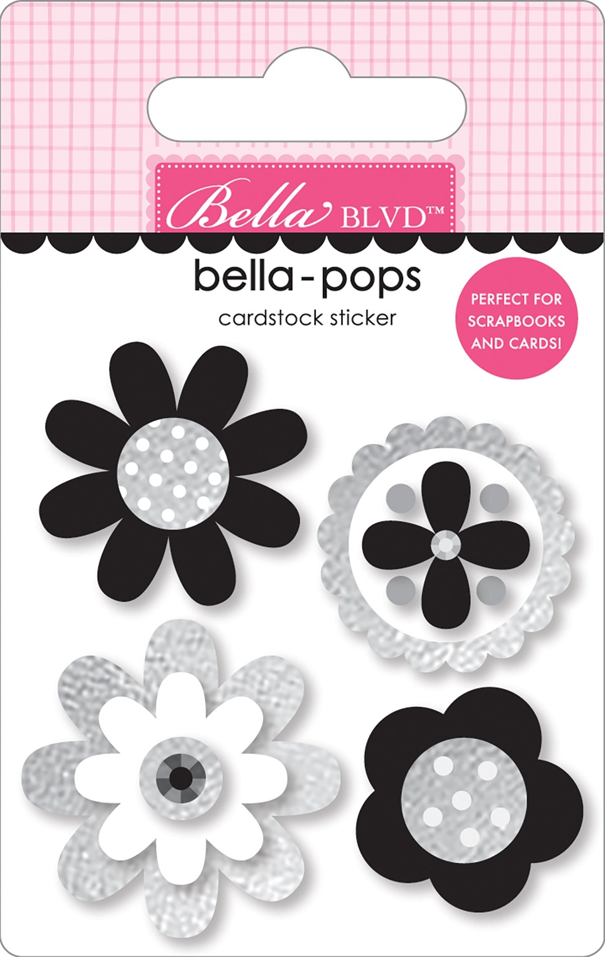 Cap & Gown Bella-Pops 3D Stickers-Amazing, W/Foil Accents