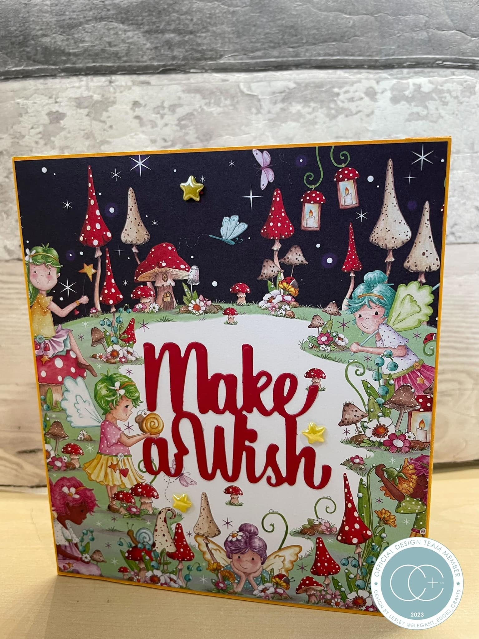 Craft Consortium Adhesive Enamel Dots 56/Pkg-Fairy Wishes; Stars