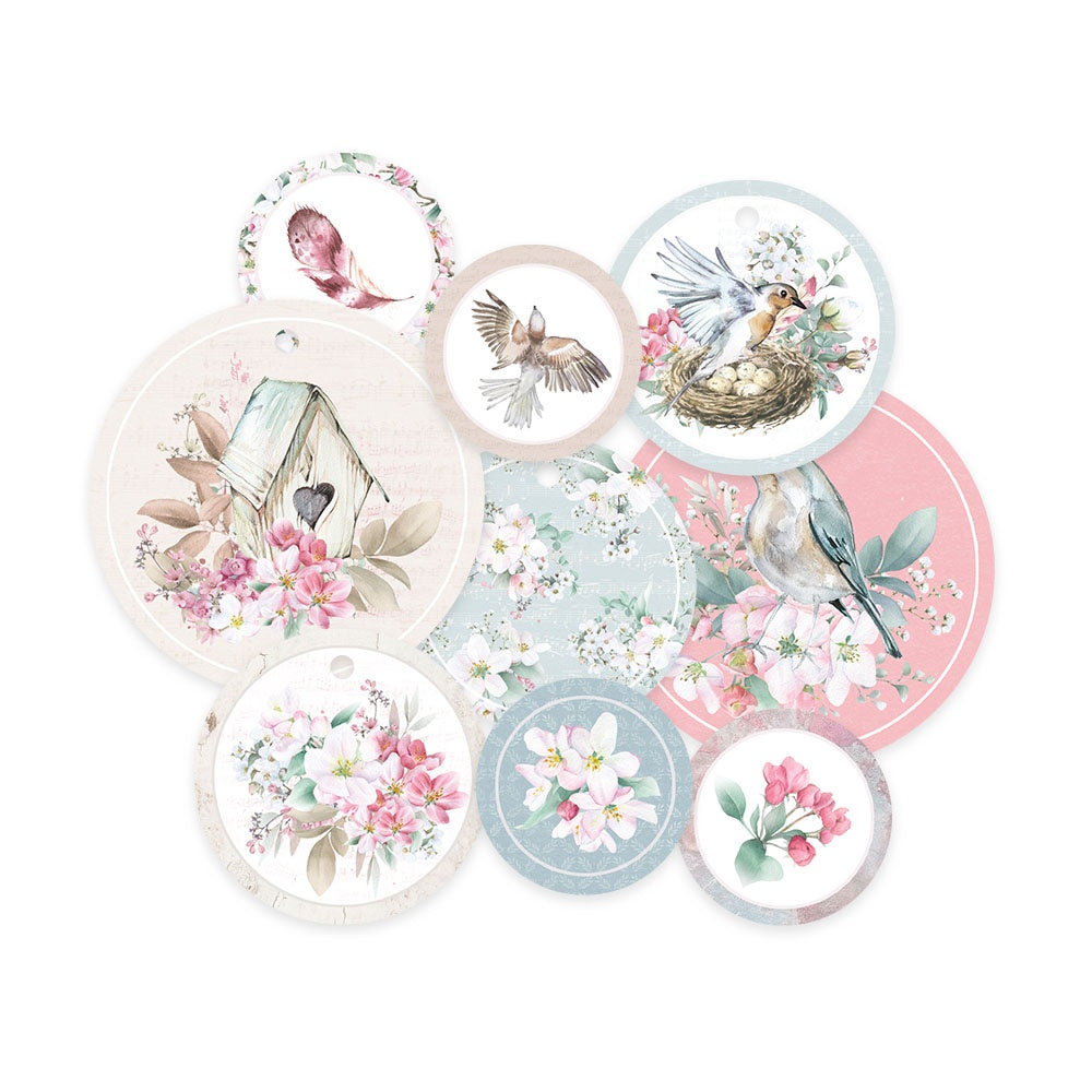 Birdhouse Double-Sided Cardstock Tags 9/Pkg-#01