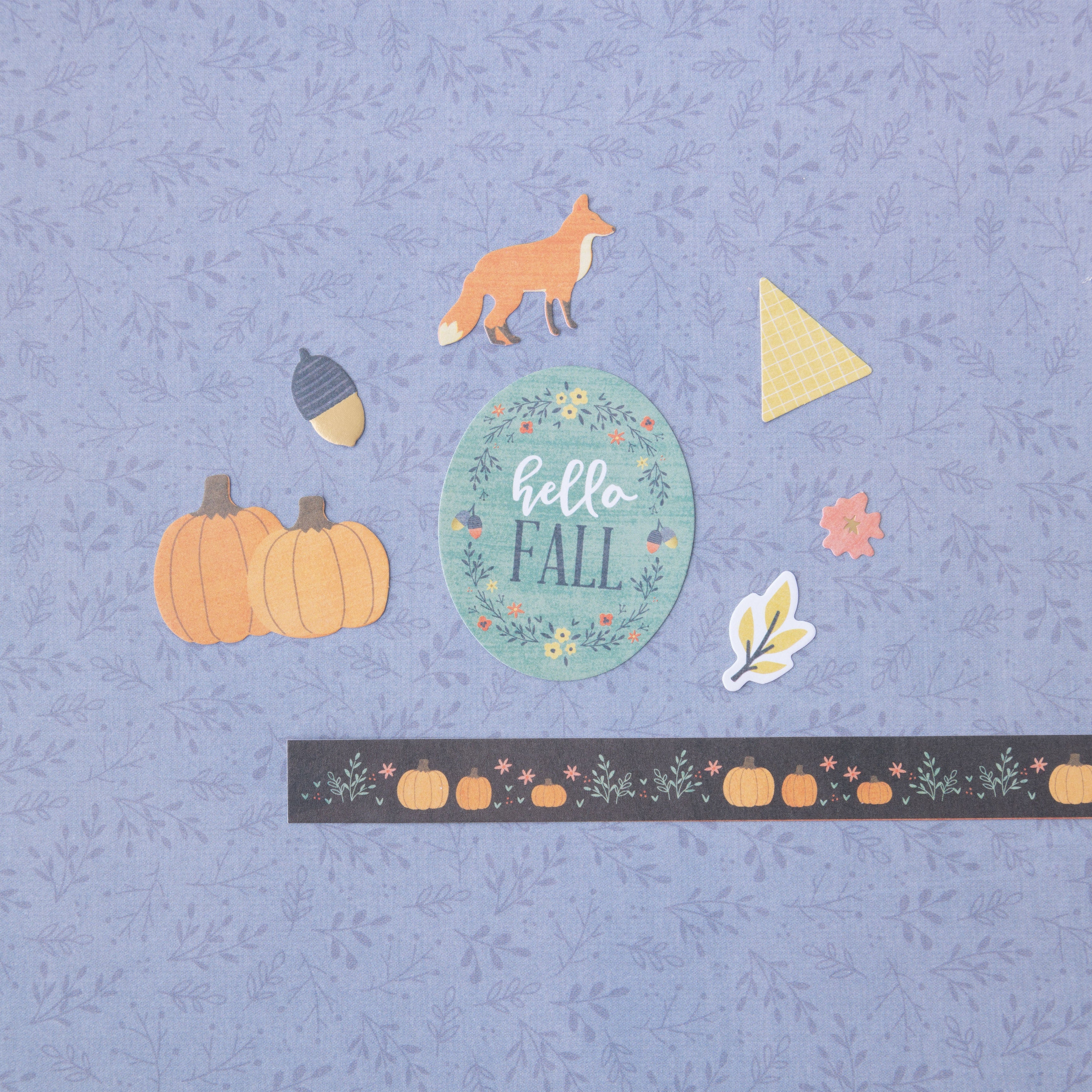American Crafts Farmstead Harvest Ephemera Die-Cuts 73/Pkg-Icon - Gold Foil