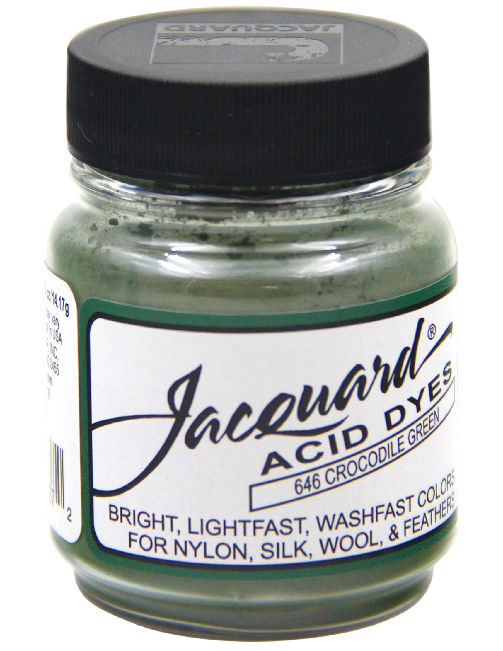 Jacquard Acid Dyes .5oz-Crocodile Green