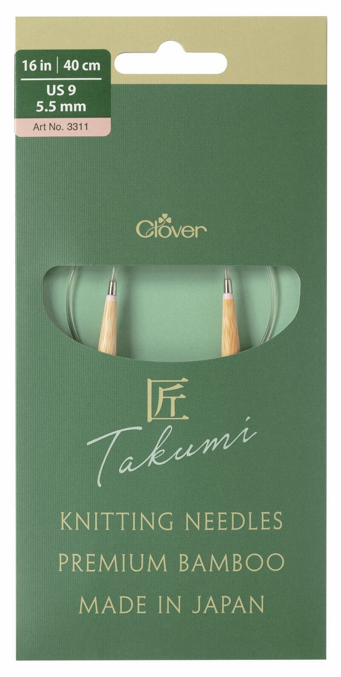 TAKUMI Pro Circular Knitting Needles 16"-US 9 / 5.5 mm