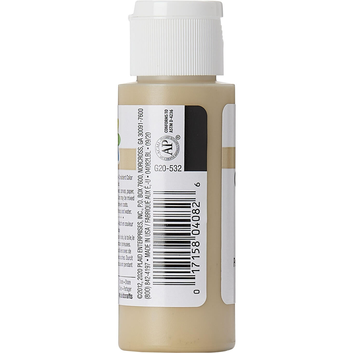 Delta Ceramcoat Acrylic Paint 2oz-Jute
