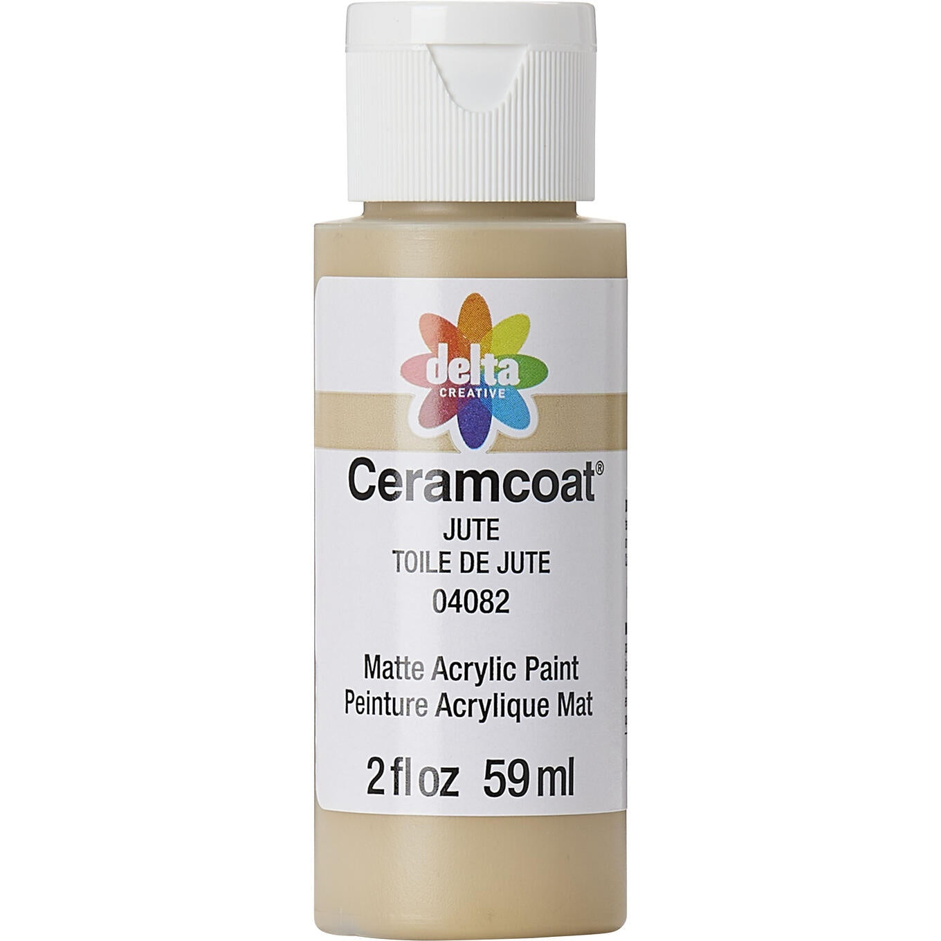 Delta Ceramcoat Acrylic Paint 2oz-Jute