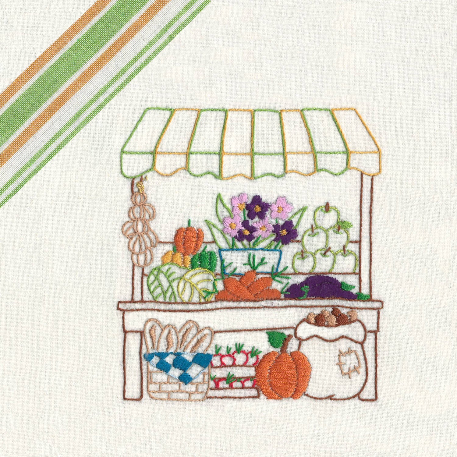 Stitcher's Revolution Iron-On Transfers-Farmer's Market