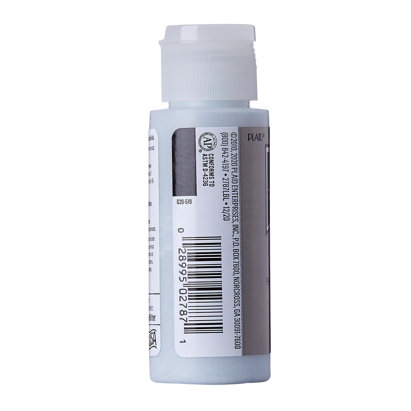 FolkArt Extreme Glitter Paint 2oz-Silver