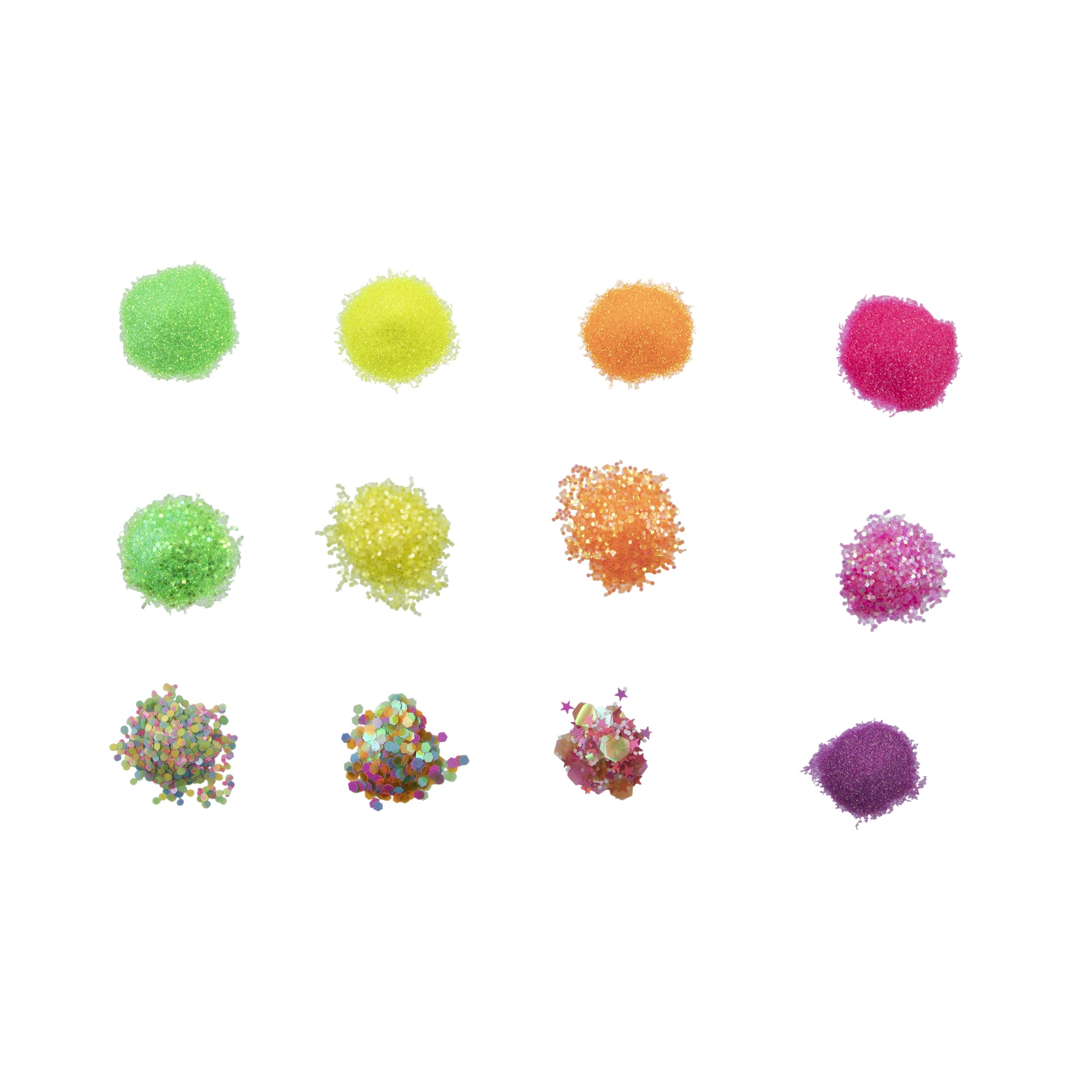 Sulyn Glitter And Sparkle Shapes-Neon