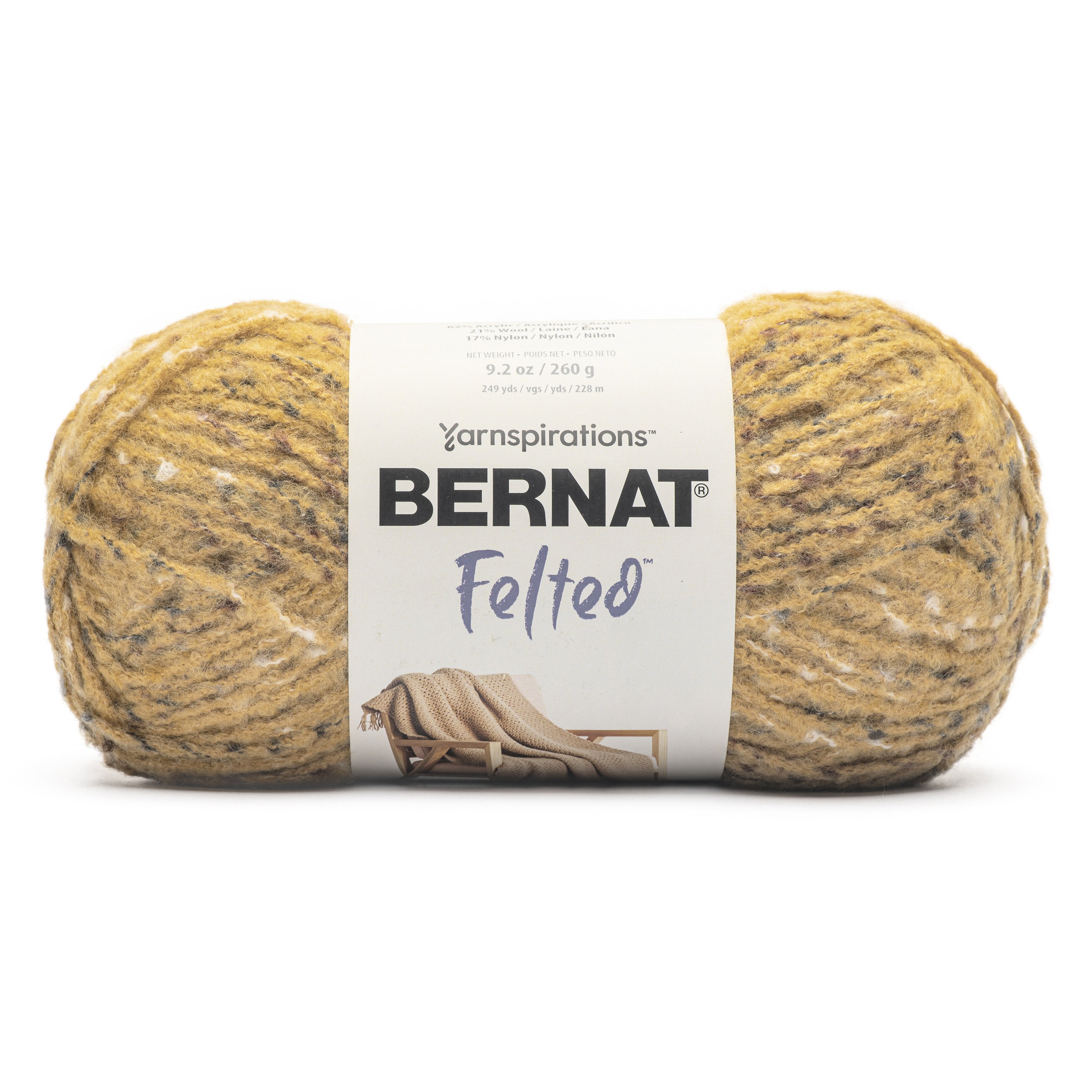 Bernat Felted Yarn-Amber Fleck