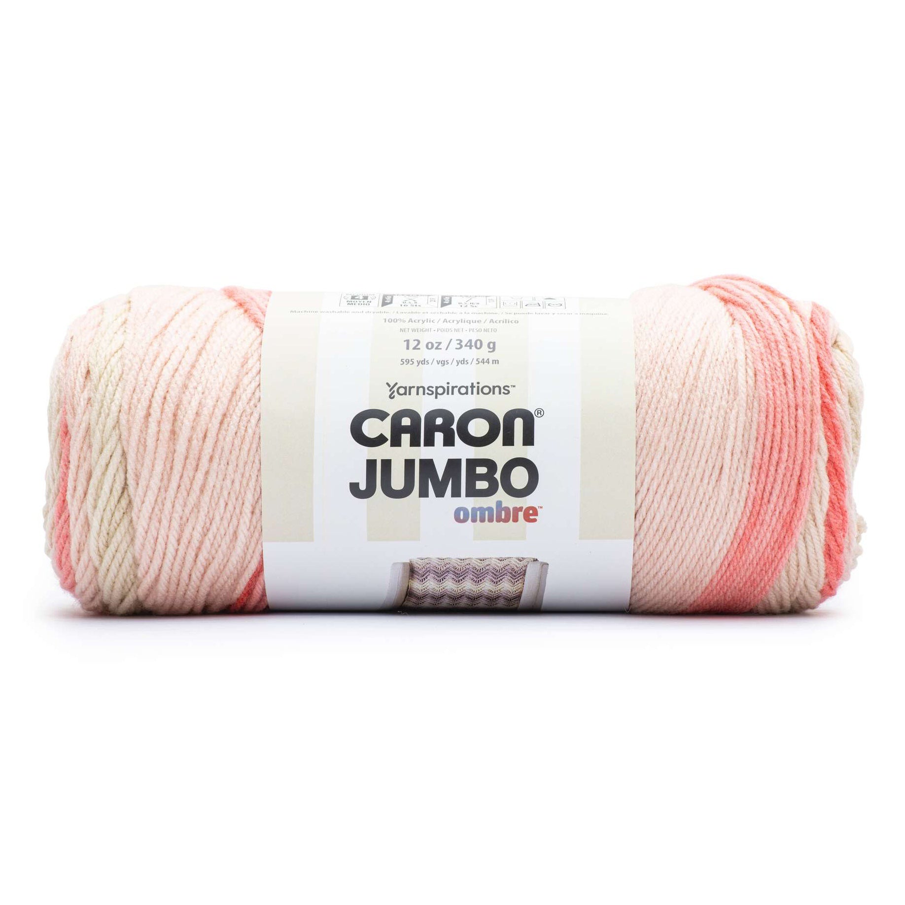 Caron Jumbo Print Ombre Yarn-Blossom