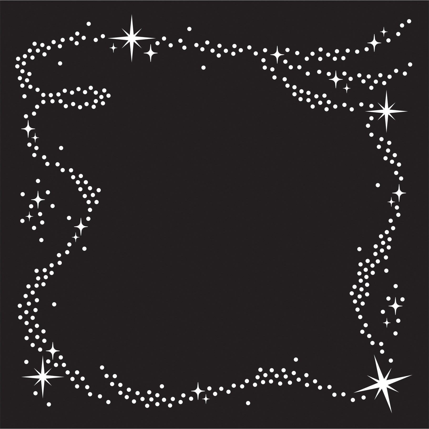 Creative Expressions Stencil 6"X6" By Jamie Rodgers-Twinkling Frame