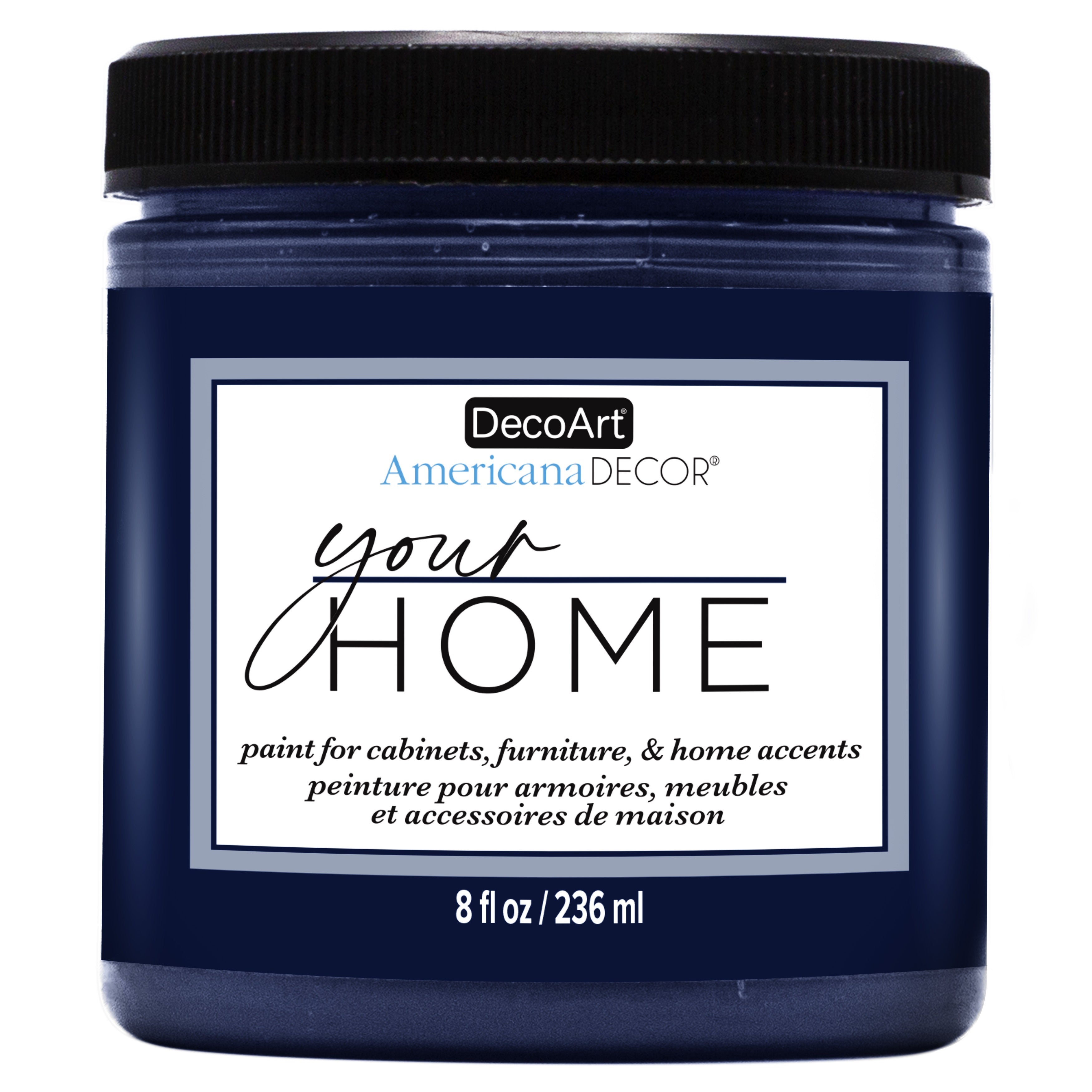 DecoArt Americana Decor Your Home Paint 8oz-Neatly Navy