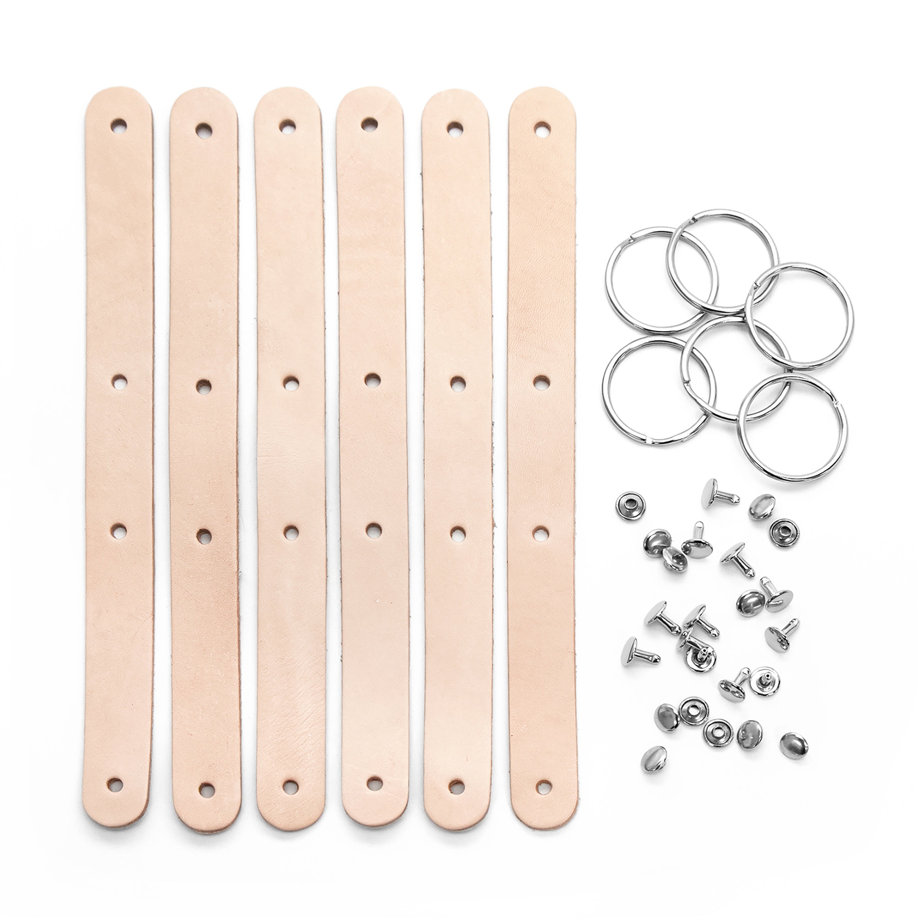 Realeather(R) Crafts Key Fob Kit 6/Pkg