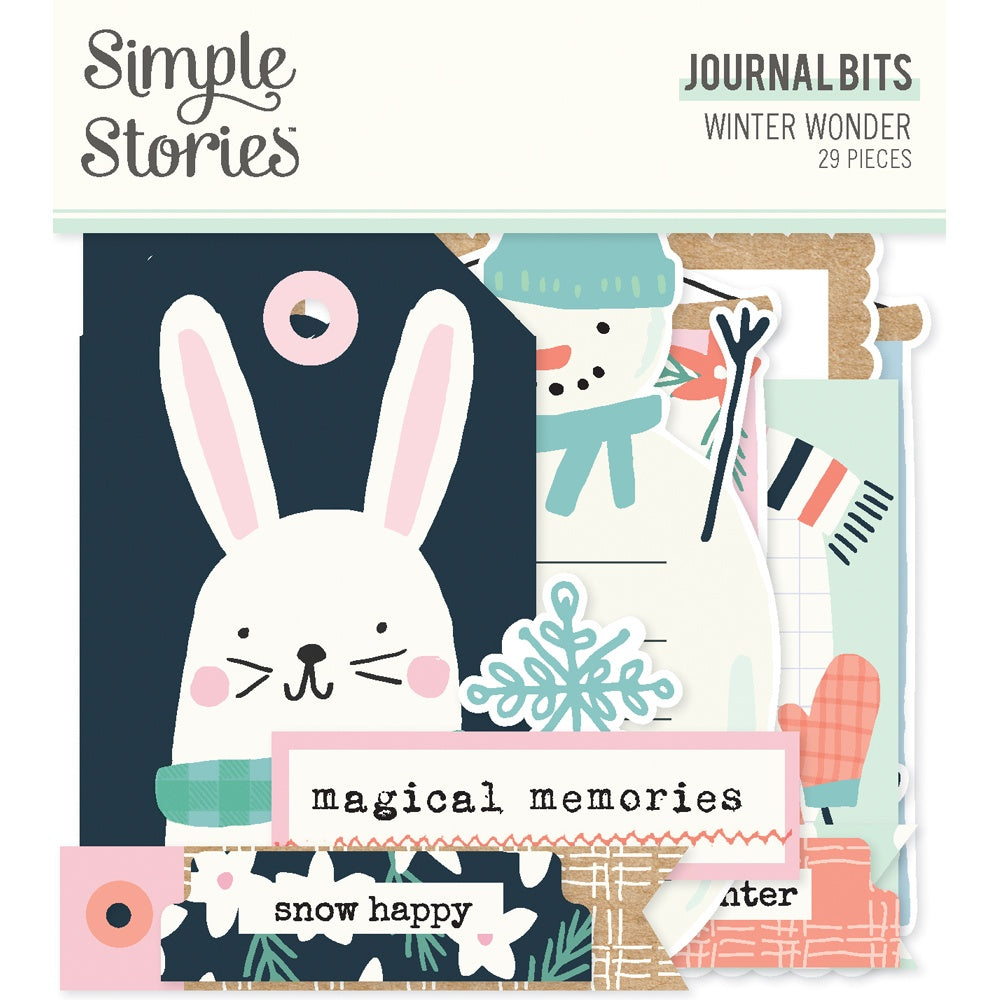 Winter Wonder Bits & Pieces Die-Cuts 29/Pkg-Journal