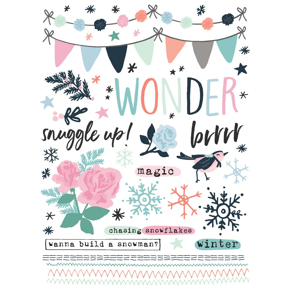 Winter Wonder Rub-Ons