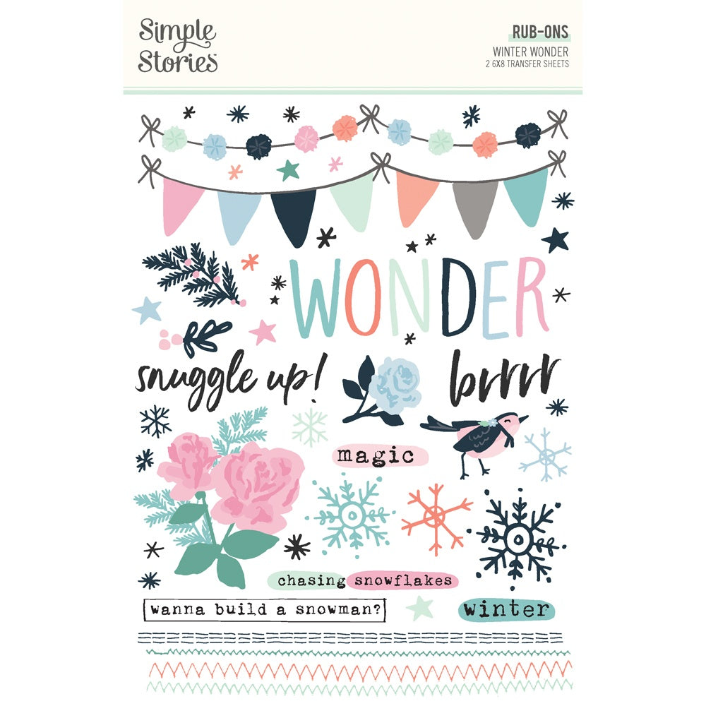 Winter Wonder Rub-Ons