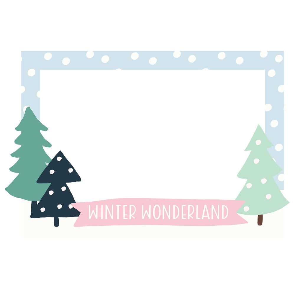 Winter Wonder Chipboard Frames