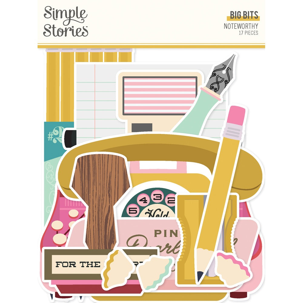 Noteworthy Bits & Pieces Die-Cuts 17/Pkg-Big