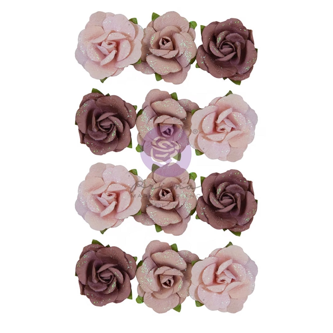 Prima Marketing Paper Flowers 6/Pkg-Magical Land, Lost In Wonderland