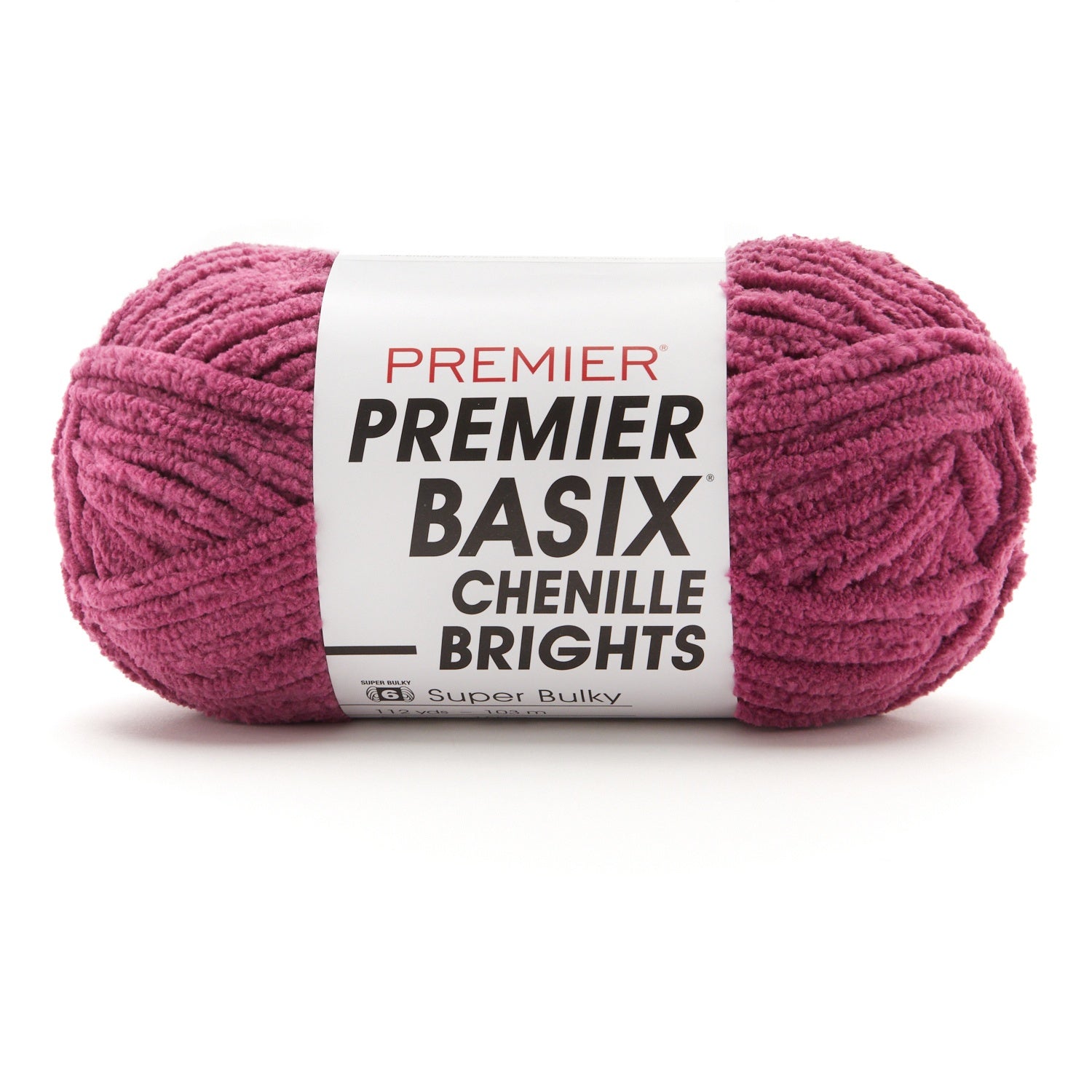 Premier Basix Chenille Brights Yarn-Orchid