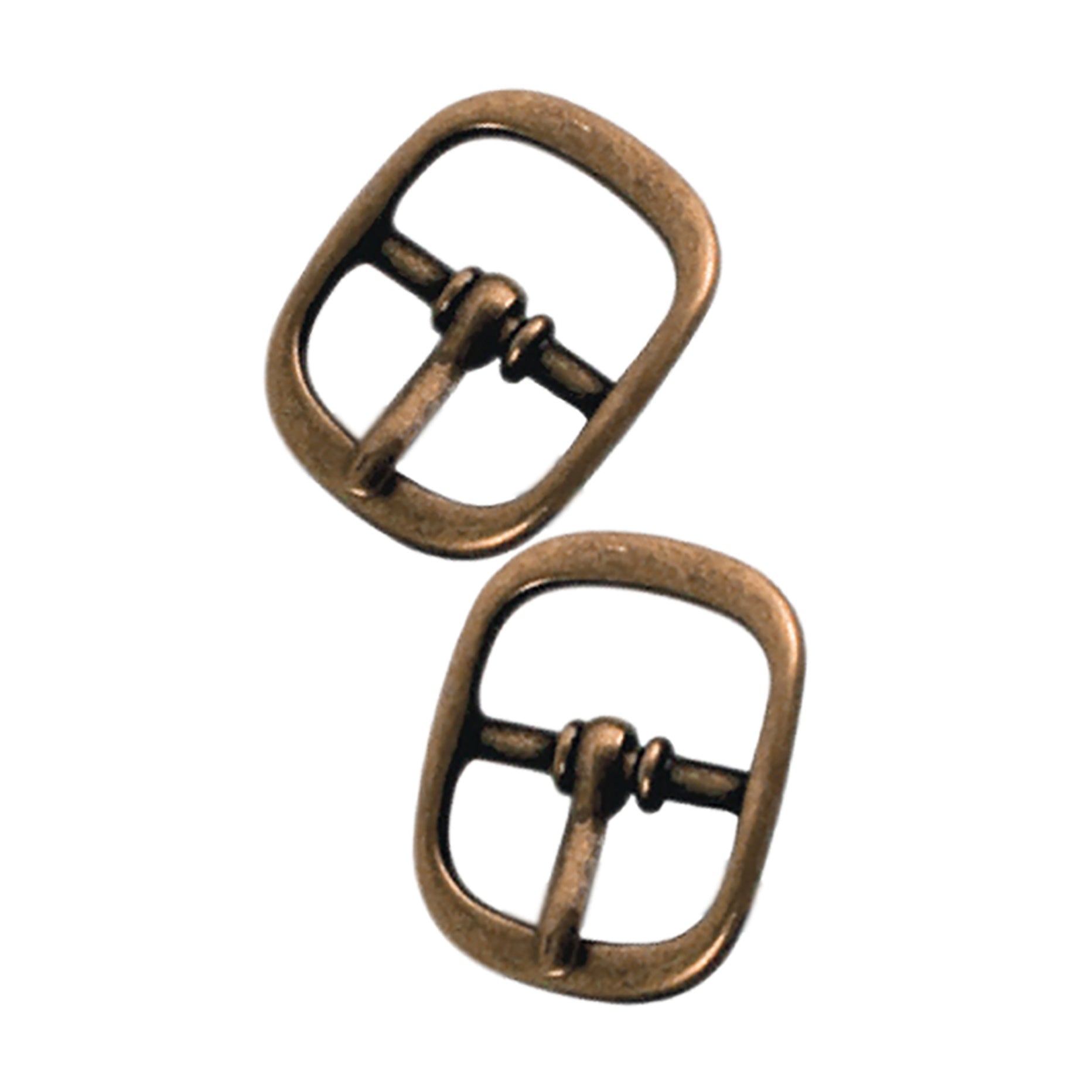 Realeather(R) Crafts Belt Buckle 1/2" 2/Pkg-Antique Brass