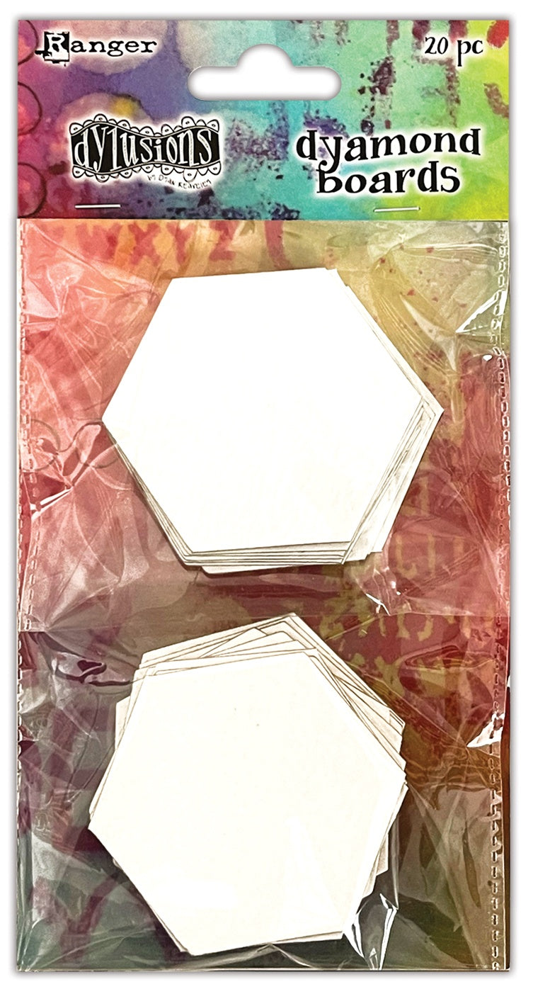 Dyan Reaveley Dylusions Dyamond Boards-Hexagons