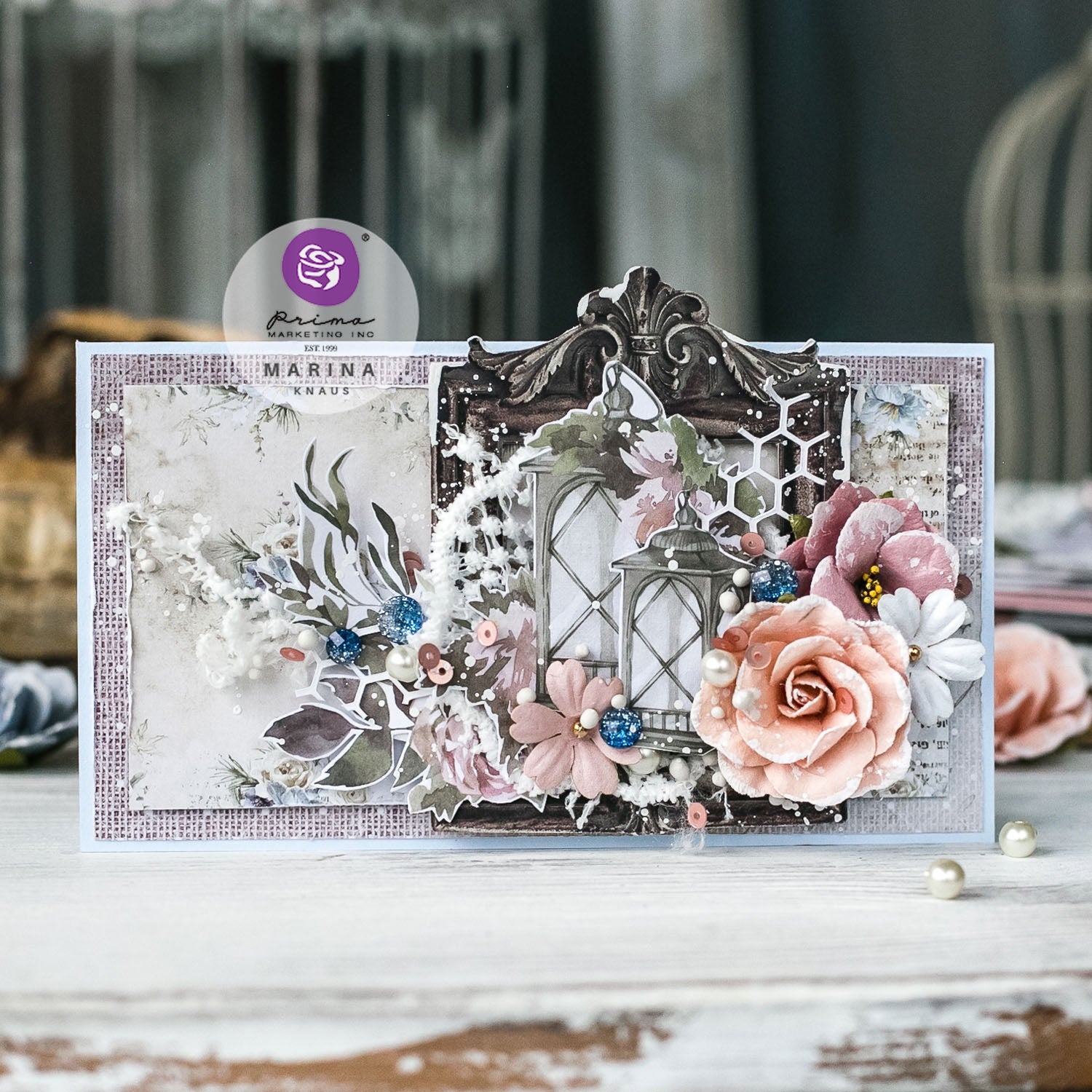 Prima Marketing Paper Flowers 9/Pkg-Fresh Air, Bohemian Heart