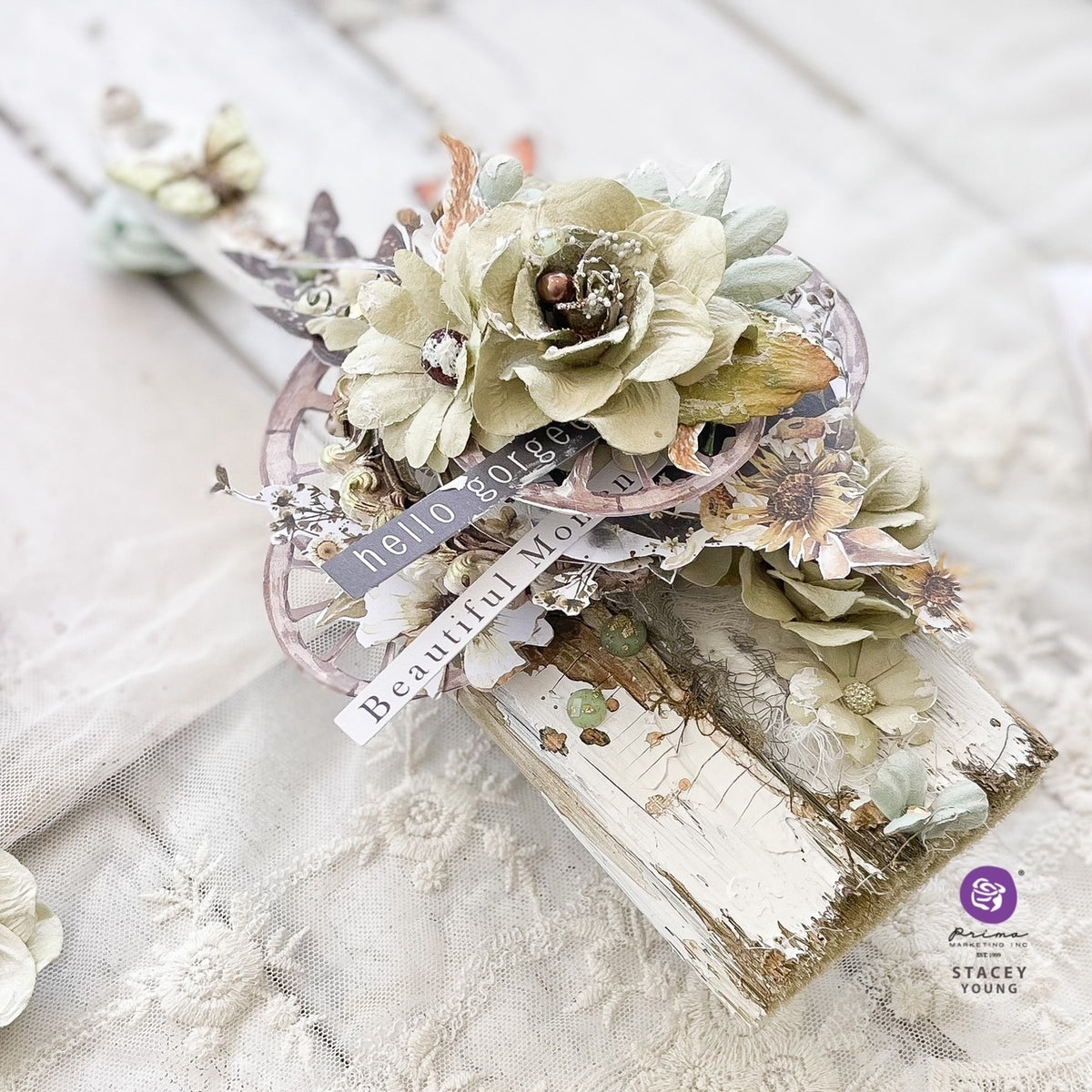 Prima Marketing Paper Flowers 36/Pkg-In No Time, In the Moment