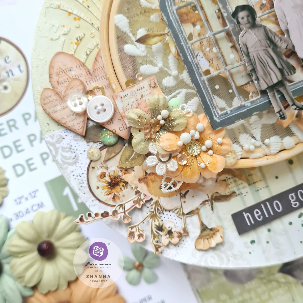 Prima Marketing Paper Flowers 36/Pkg-In No Time, In the Moment