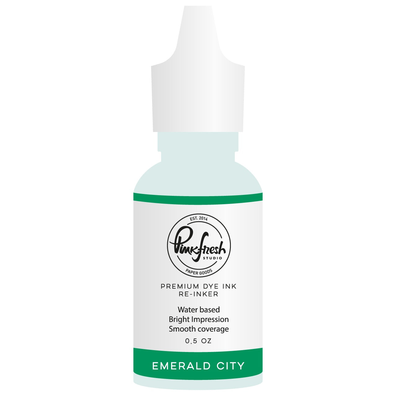 Pinkfresh Studio Dye Re-Inker 0.5oz-Emerald City