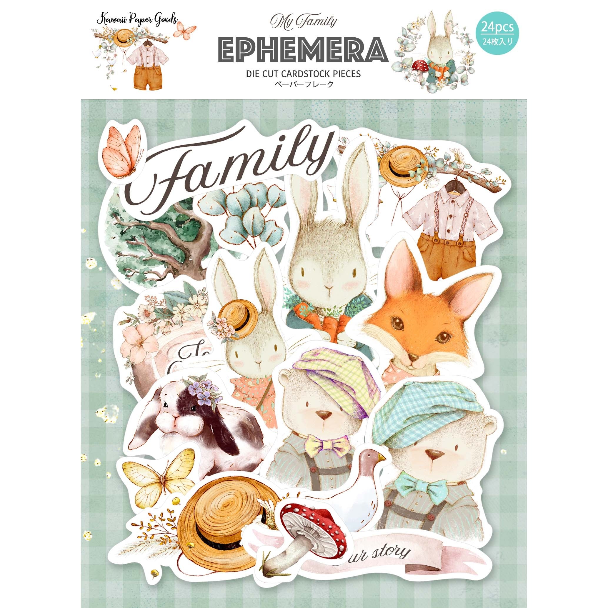 My Family Ephemera Cardstock Die-Cuts 24/Pkg